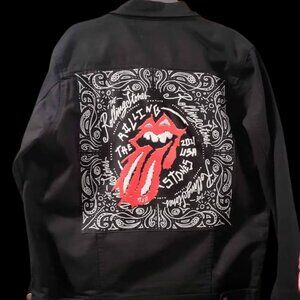 MJB Marc Jacques Burton x "Rolling Stones" No Filter 2021 Limited Denim Jacket